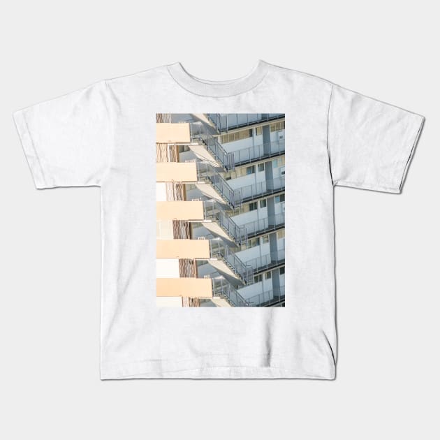 Skyscraper 2 Kids T-Shirt by KensLensDesigns